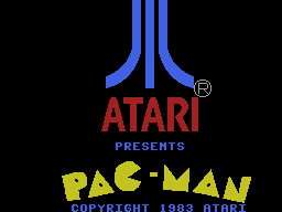 Super Pac-Man title screen for Colecovision